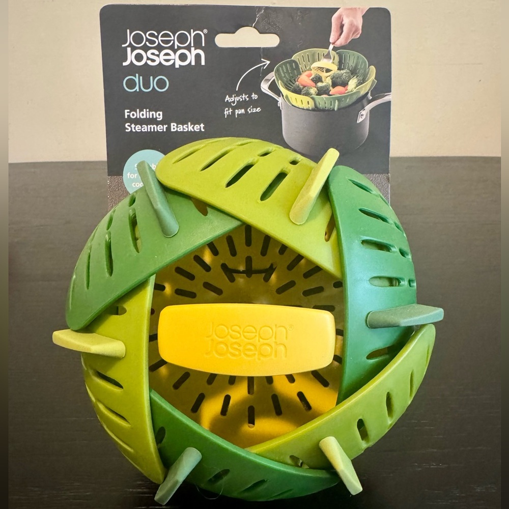 🥬 Joseph Joseph Duo Folding Steamer Basket 🥬